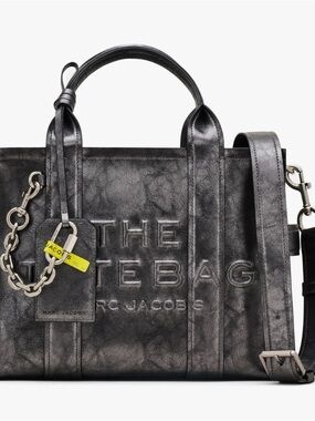Marc Jacobs Black distressed medium tote